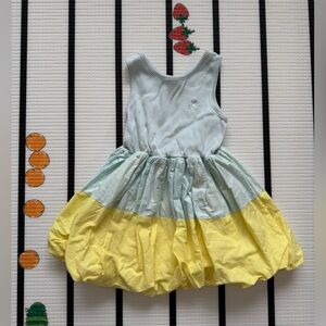 GAP Kids Sleeveless Dress in Soft Blue and Sunny Yellow